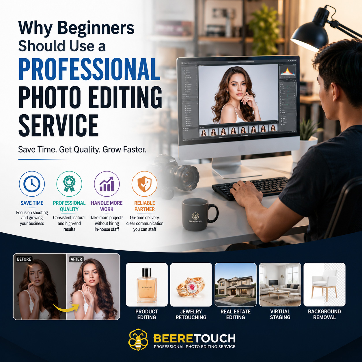 Why Beginners Should Choose a Professional Photo Editing Service